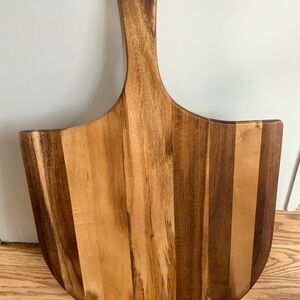 Heritage Wooden Pizza Paddle with Natural Brown Finish